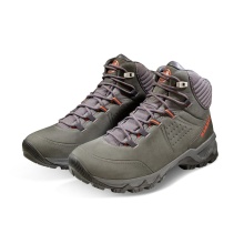 Mammut Hiking Shoes Nova Mid IV Nubuck Leather (All-Terrain, Leather Lining) Black/Red Women